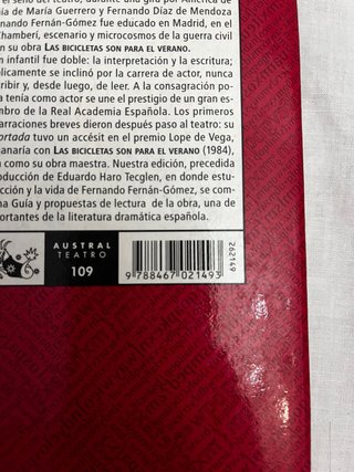 Las bicicletas son para el verano