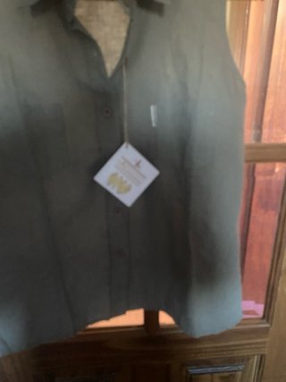 Camisa Aventura sin mangas verde caqui