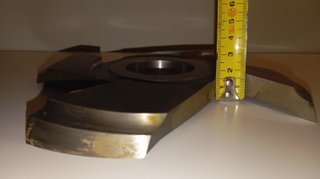 Fresa Tupí Monobloc HSS (Eje: 50mm)