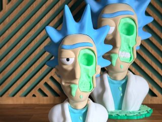 Figura Rick Calavera Rick y Morty