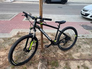 Bici Rockrider ST 530L Negra-Verde 27.5