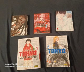 Lote 5 mangas anime — Tokyo Revengers, Kakegurui..