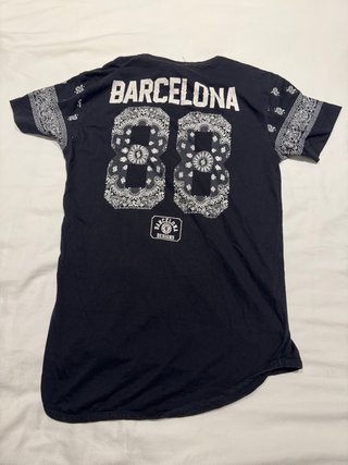 Camiseta Barcelona 88 Negra talla L