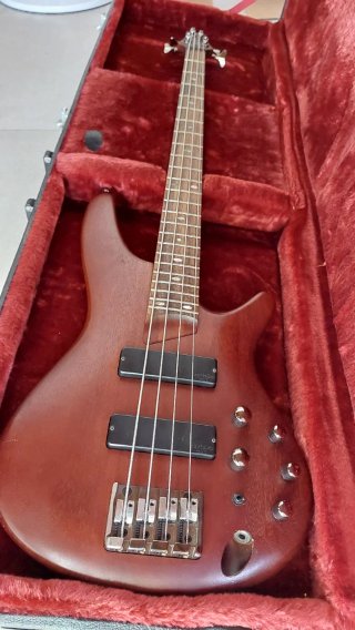 Bajo Ibanez SR500 BM Marrón Caoba, 2 bartolini MK1