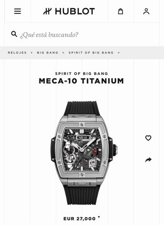 HUBLOT SPIRIT OF BIG BANG