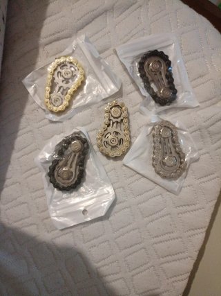 Fidget Spinner Cadena Metálica Antiestrés