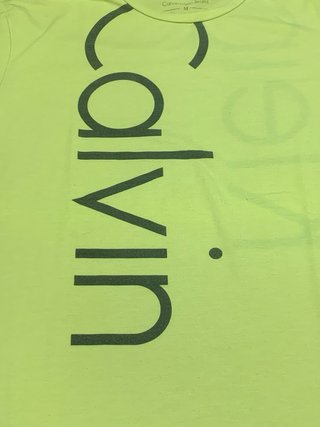 Camiseta Calvin Klein Jeans Flúor Talla M