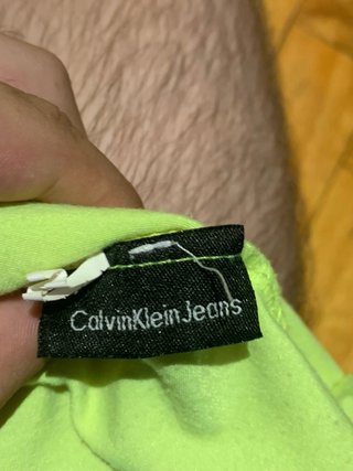 Camiseta Calvin Klein Jeans Flúor Talla M