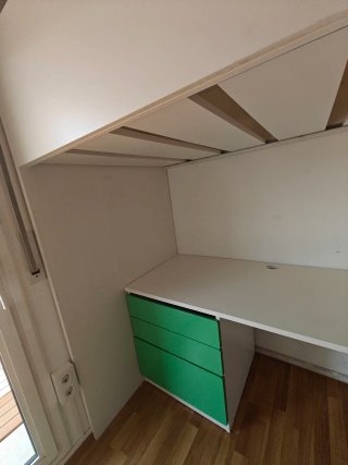 Litera SMÅSTAD Estruc llitera+escriptori+armari
