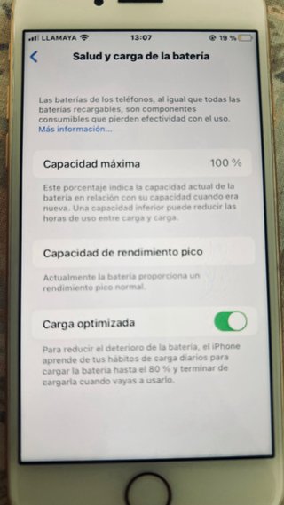 iPhone 8 Rose Gold Batería nueva