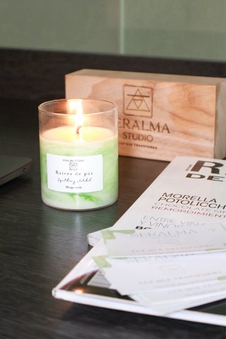 Velas aromáticas e intencionadas 150g cera de soja