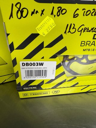 Discos Galfer 160mm y 180mm 6 tornillos