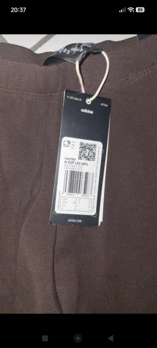 Leggings Adidas marrón con estampado