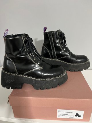 Botín Negro piel Talla 39