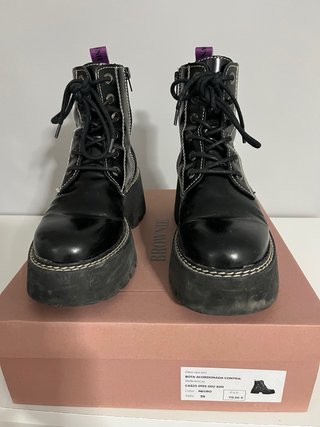 Botín Negro piel Talla 39