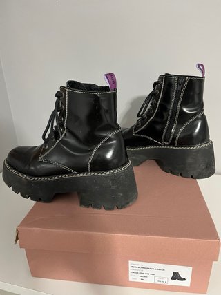 Botín Negro piel Talla 39