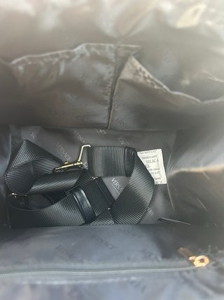 Bolso Tote Versace Negro y Dorado