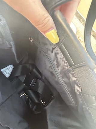 Bolso Tote Versace Negro y Dorado