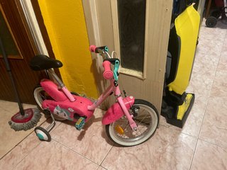 Bicicleta infantil rosa 5 años