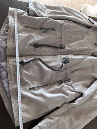 Parka Gina gris talla 44