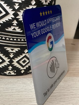 Placas NFC googlereview para conseguir mas reseńas