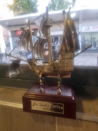 Maqueta Barco La Santa Maria 1492