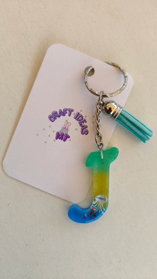 Llaveros en resina. 7€ la unidad