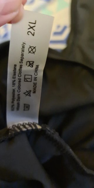 Bañador negro talla XXXL / 46 / 18