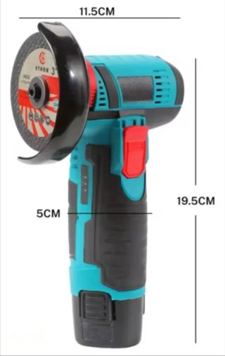 Mini Amoladora Angular Accesorios Maletín