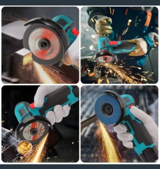Mini Amoladora Angular Accesorios Maletín
