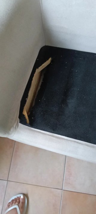 Butaca de lectura beige