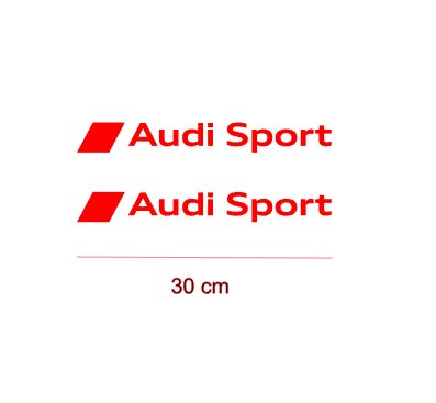 Audi Sport Adhesivo Vinilo Corte 30 cm