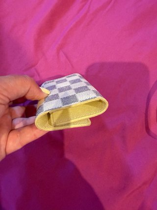 Portachiavi key Louis Vuitton Damier Azur