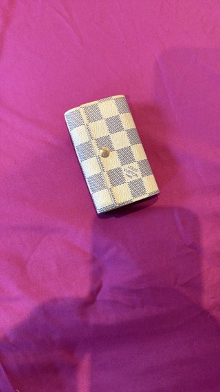 Portachiavi key Louis Vuitton Damier Azur