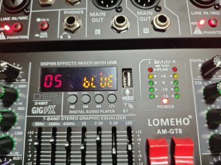 Mesa Mezcladora Lomeho AM-GT8 Bluetooth
