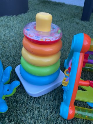 Lote Juguetes Fisher-Price: Pulpo y Aro