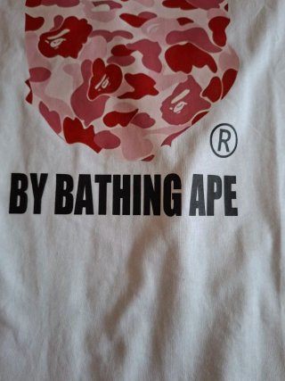 Camiseta Bape Baby Milo Blanca Talla M