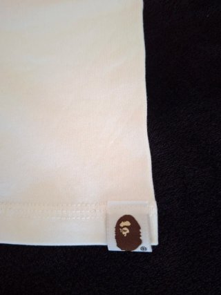 Camiseta Bape Baby Milo Blanca Talla M