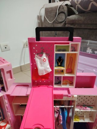 Maletín Armario  con Barbie Fashionista