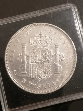 Moneda 5 plata