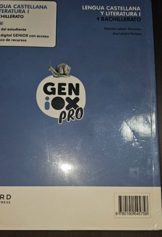 9780190545758 Lengua castellana y literatura 1 bac