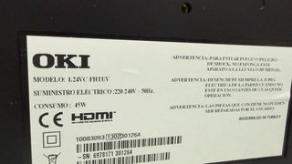 Televisión OKI 24 Pulgadas