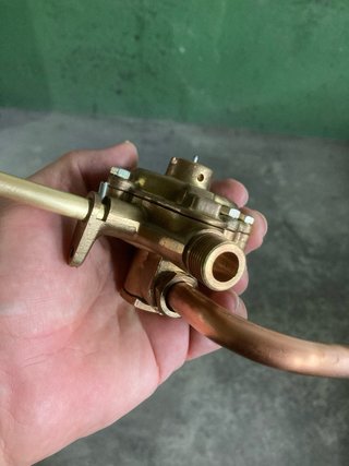 Válvula latón calentador agua