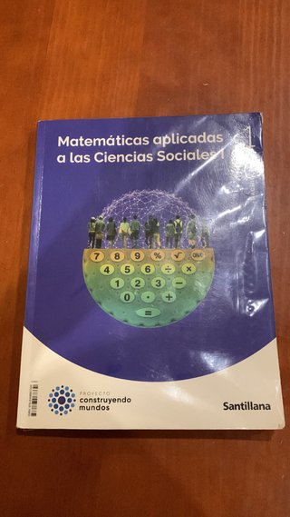 Matemáticas aplicadas a las Ciencias Sociales I...