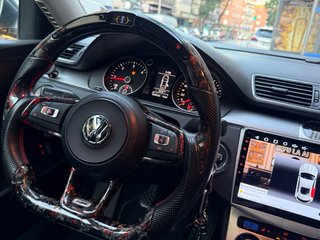 Volante Fibra Carbono  Led  Forjado VW