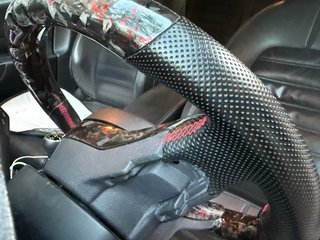 Volante Fibra Carbono  Led  Forjado VW