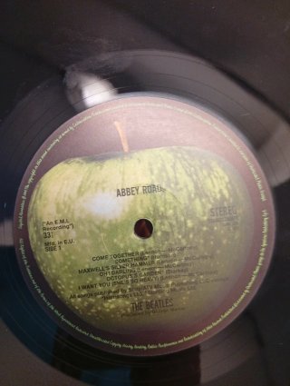 Vinilo The Beatles Abbey Road edición editor