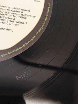 Vinilo The Beatles Abbey Road edición editor