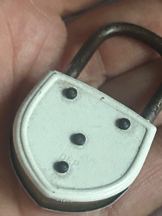 Candado vintage pequeño con 2 llaves