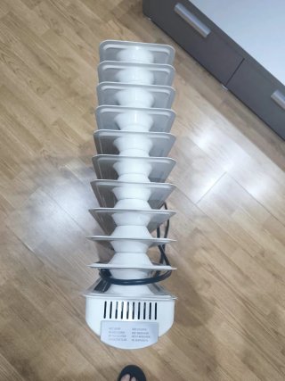 Radiador Eléctrico Aceite Blanco